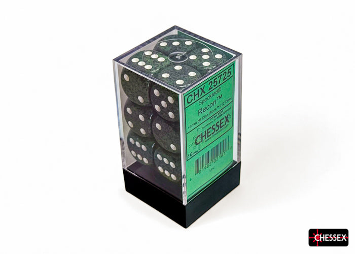 Chessex: Speckled Recon 16mm d6 Dice Block