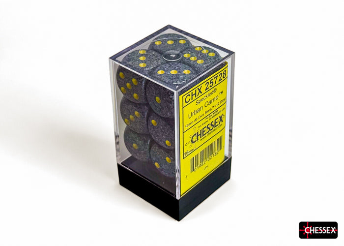 Chessex: Speckled Urban Camo 16mm d6 Dice Block