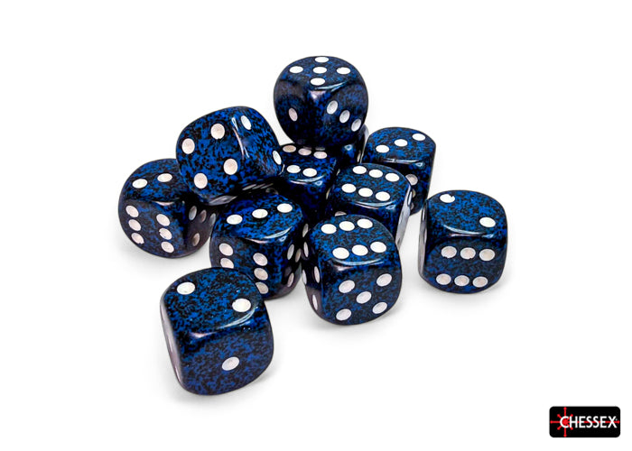 Chessex: Speckled Stealth 16mm d6 Dice Block