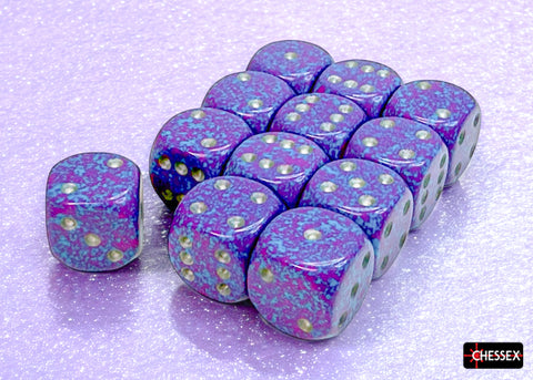 Chessex: Speckled Silver Tetra 16mm d6 Dice Block
