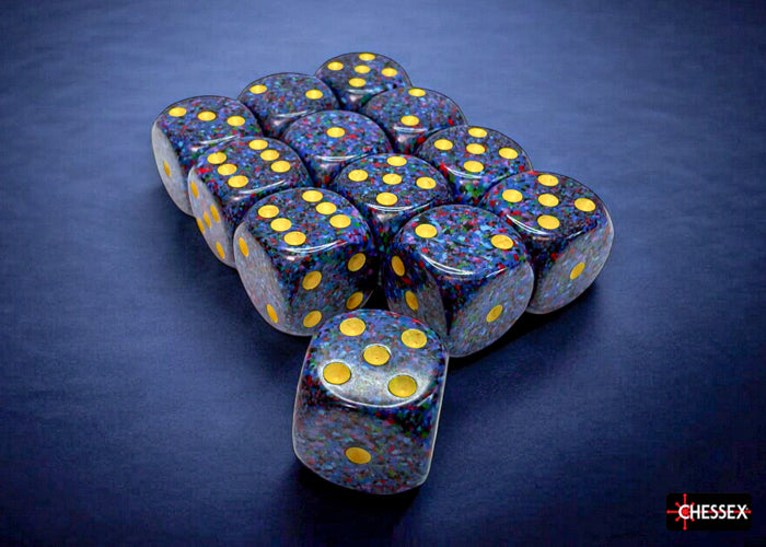 Chessex: Speckled Twilight 16mm d6 Dice Block