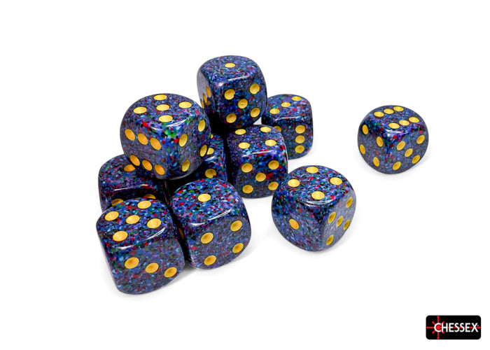 Chessex: Speckled Twilight 16mm d6 Dice Block
