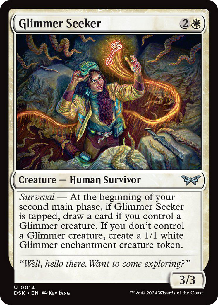 Glimmer Seeker [Duskmourn: House of Horror] | The Clever Kobold