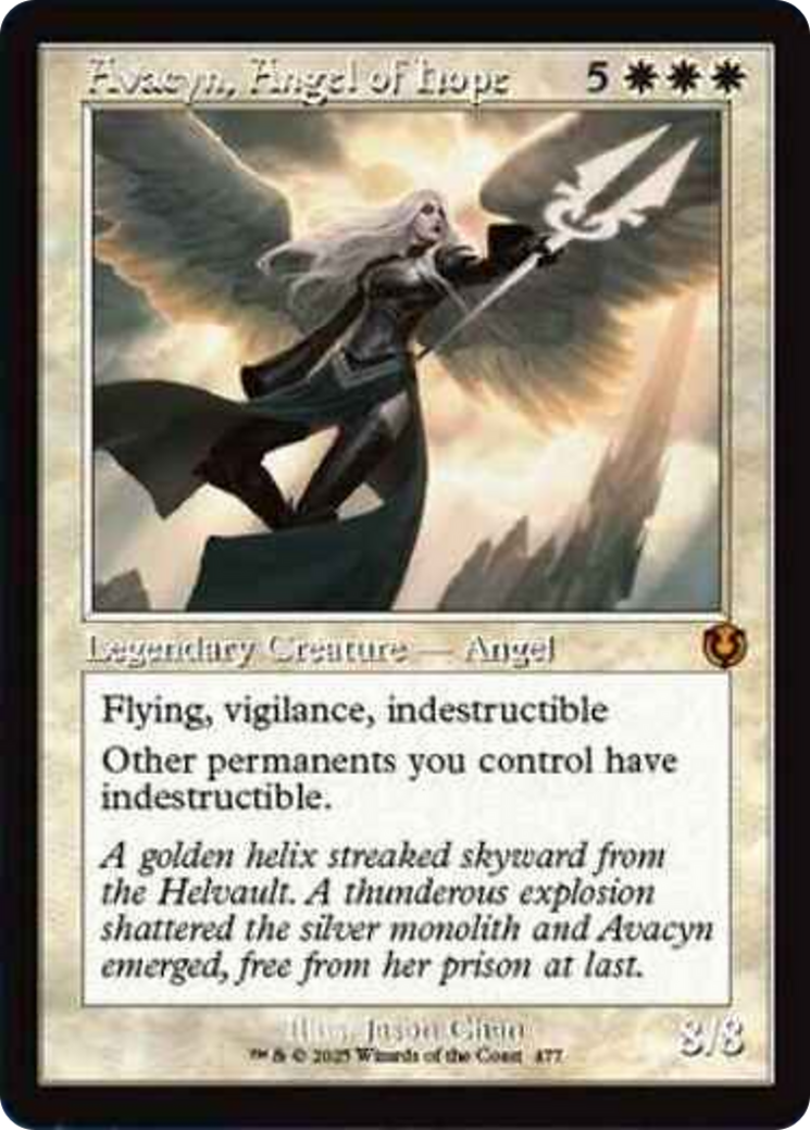 Avacyn, Angel of Hope (Retro Frame) [Innistrad Remastered] | The Clever Kobold