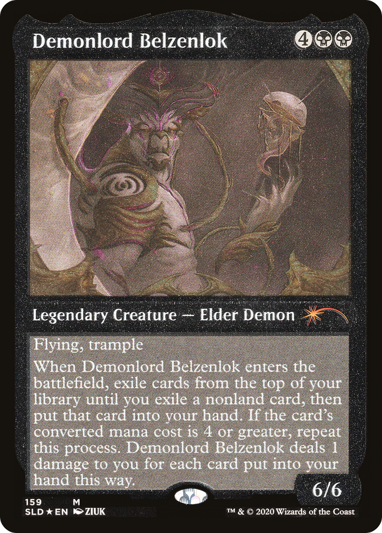 Demonlord Belzenlok (Foil Etched) [Secret Lair Drop Series] | The Clever Kobold