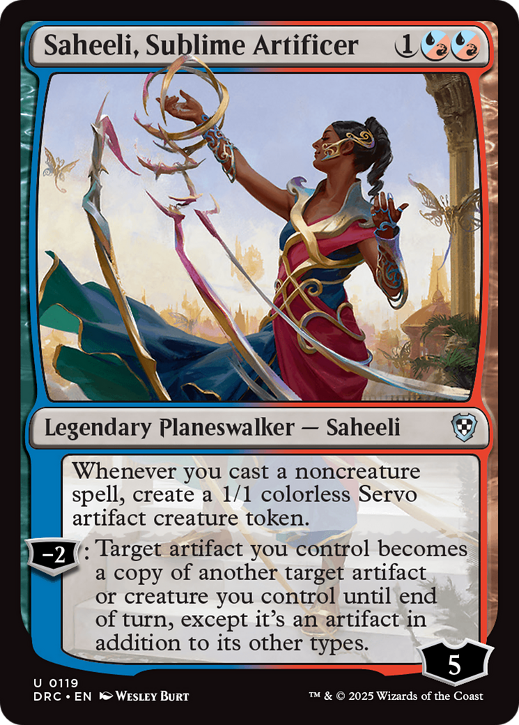 Saheeli, Sublime Artificer [Aetherdrift Commander] | The Clever Kobold