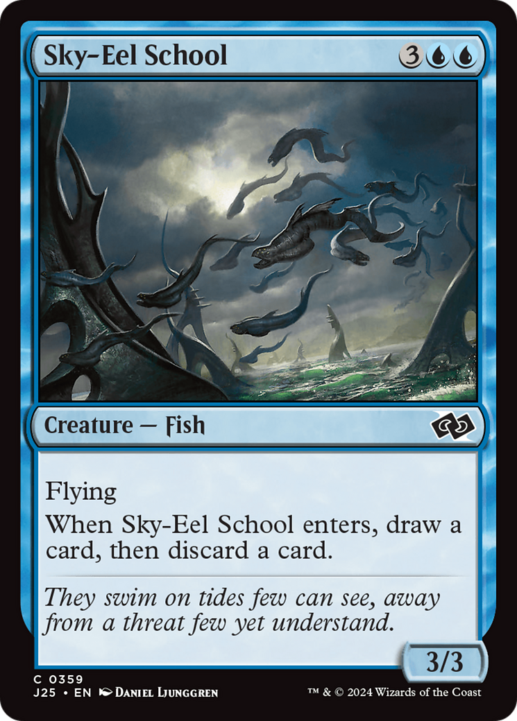 Sky-Eel School [Foundations Jumpstart] | The Clever Kobold