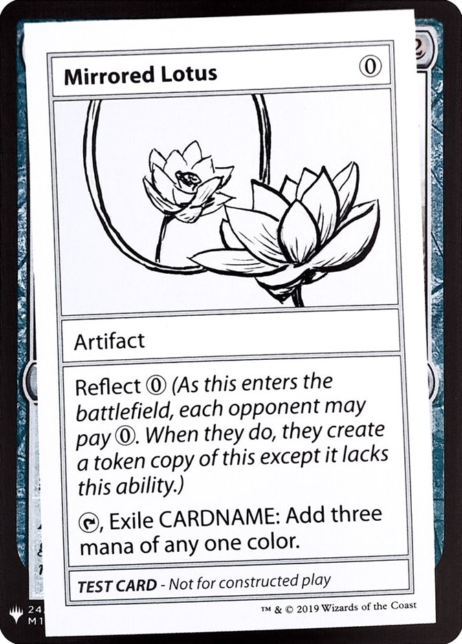 Mirrored Lotus [Mystery Booster Playtest Cards] | The Clever Kobold