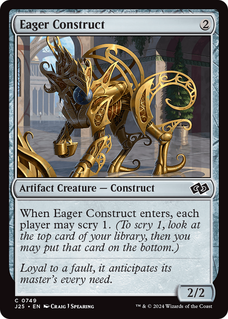 Eager Construct [Foundations Jumpstart] | The Clever Kobold