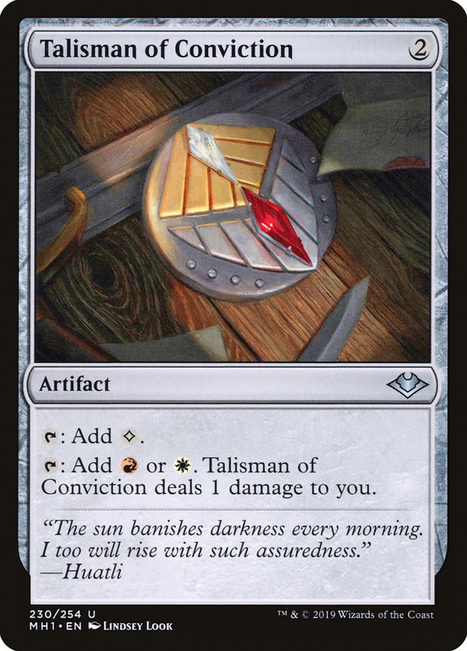 Talisman of Conviction [Modern Horizons] | The Clever Kobold