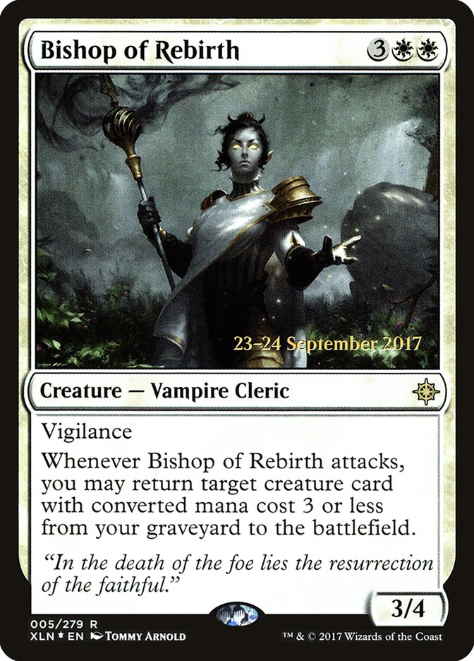 Bishop of Rebirth [Ixalan Prerelease Promos] | The Clever Kobold