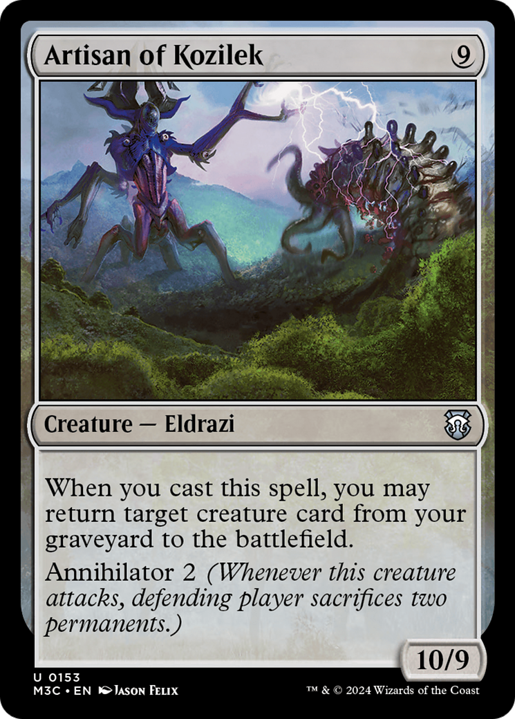 Artisan of Kozilek (Ripple Foil) [Modern Horizons 3 Commander] | The Clever Kobold