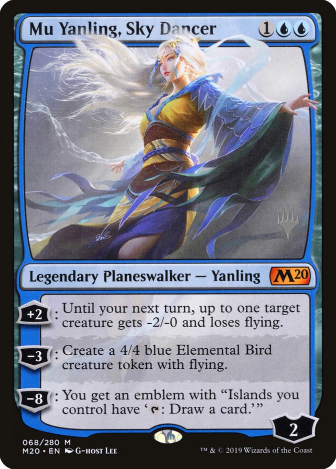 Mu Yanling, Sky Dancer (Promo Pack) [Core Set 2020 Promos] | The Clever Kobold