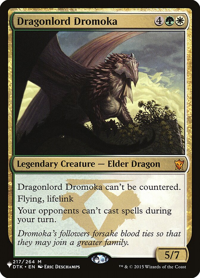 Dragonlord Dromoka [The List] | The Clever Kobold