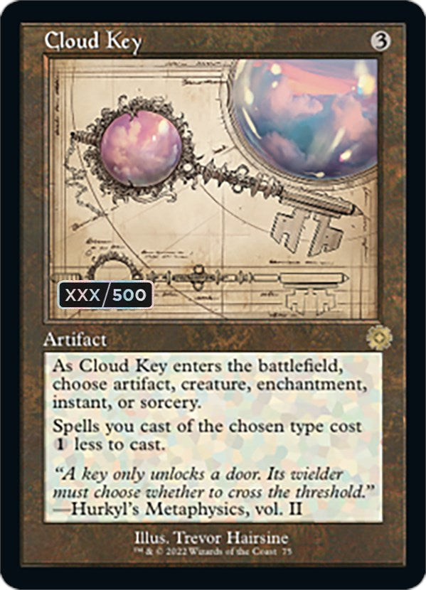 Cloud Key (Retro Schematic) (Serialized) [The Brothers' War Retro Artifacts] | The Clever Kobold