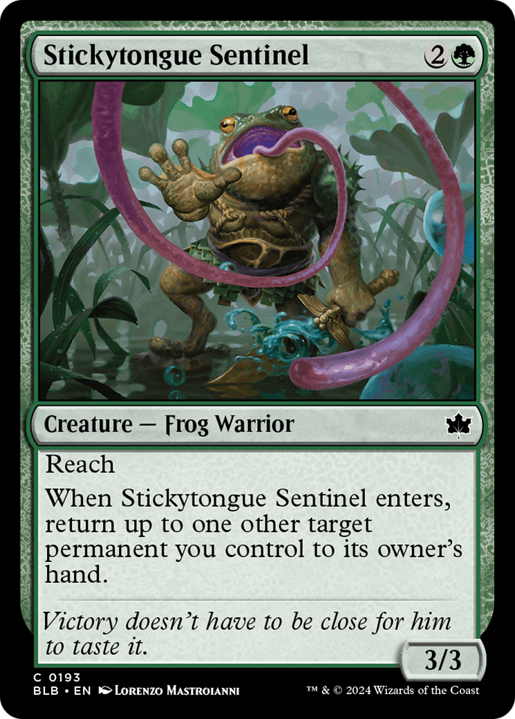 Stickytongue Sentinel [Bloomburrow] | The Clever Kobold