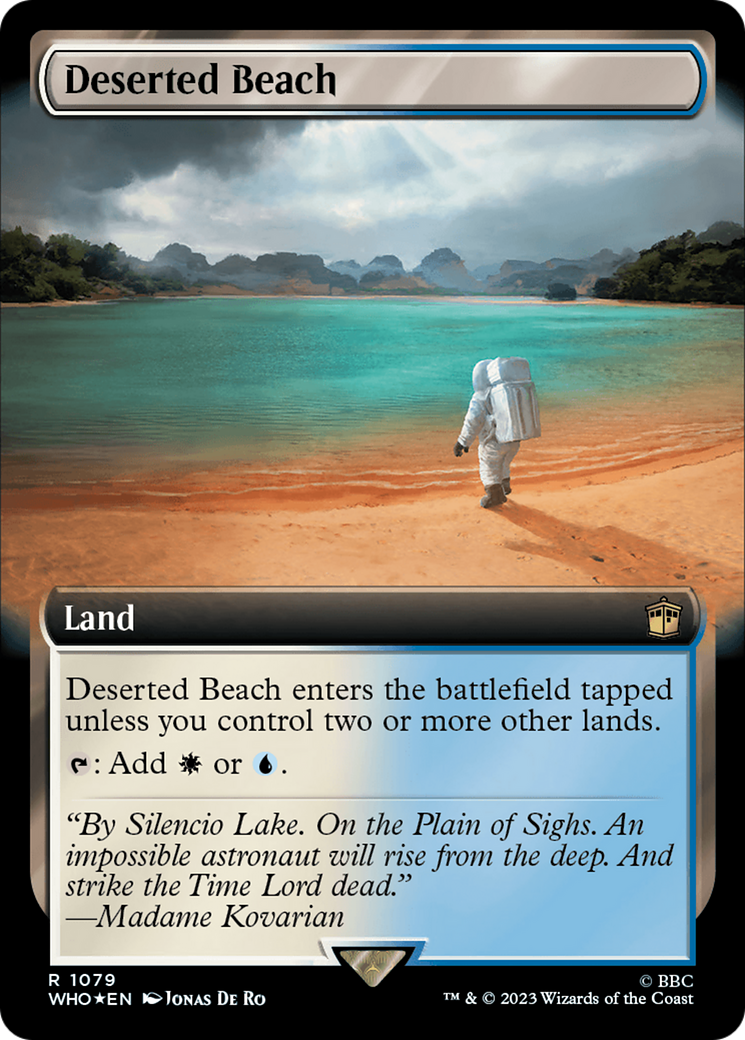 Deserted Beach (Extended Art) (Surge Foil) [Doctor Who] | The Clever Kobold