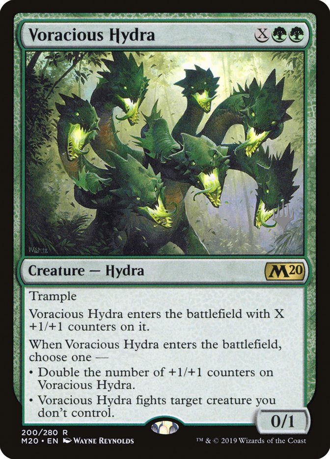 Voracious Hydra (Promo Pack) [Core Set 2020 Promos] | The Clever Kobold