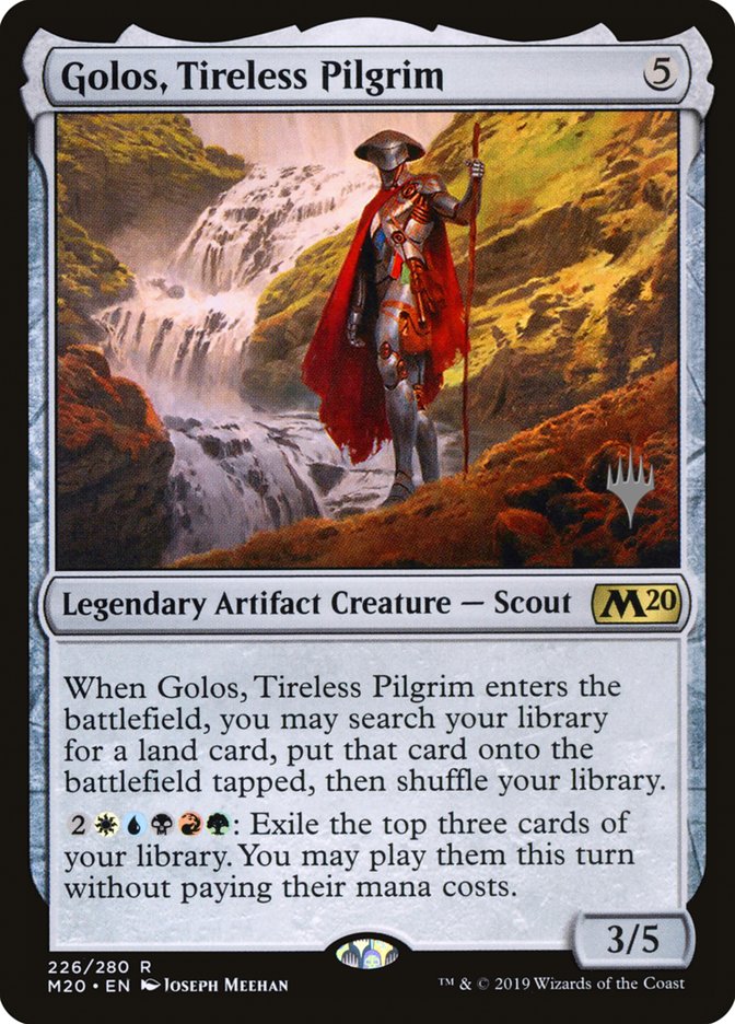 Golos, Tireless Pilgrim (Promo Pack) [Core Set 2020 Promos] | The Clever Kobold