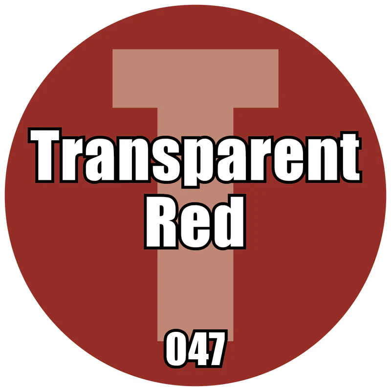 047 - Transparent Red | The Clever Kobold