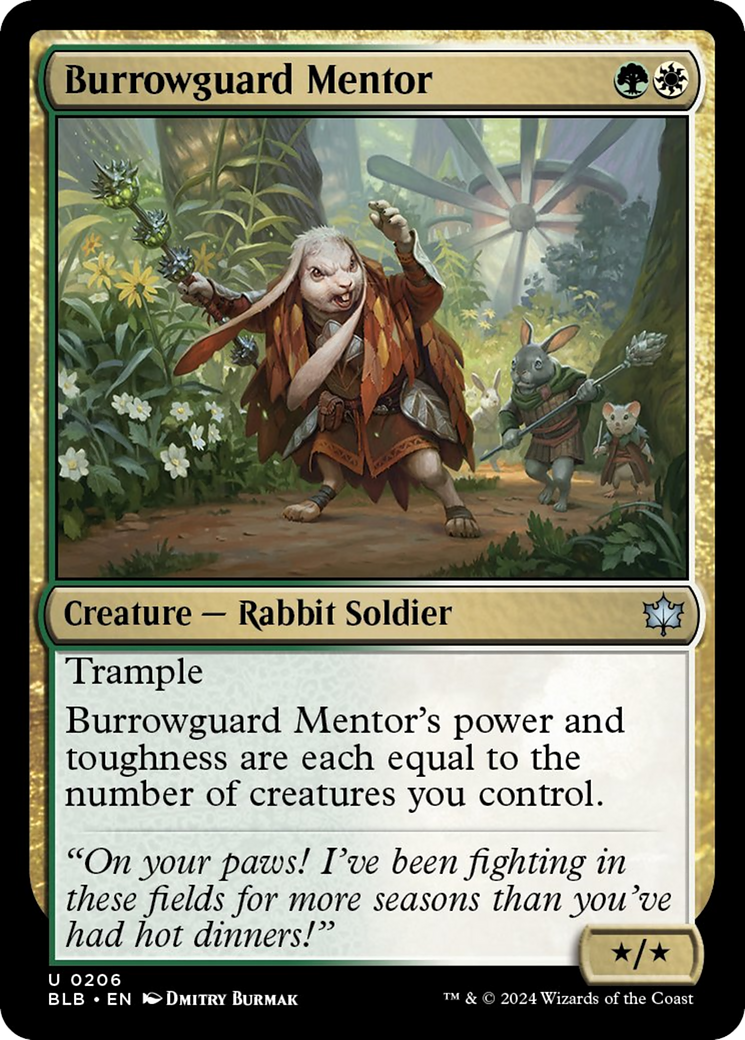 Burrowguard Mentor [Bloomburrow] | The Clever Kobold