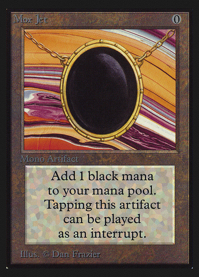 Mox Jet (Black Stone) [International Collectors' Edition] | The Clever Kobold