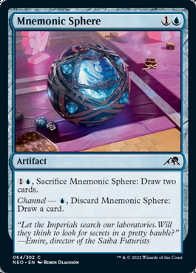 Mnemonic Sphere [Kamigawa: Neon Dynasty] | The Clever Kobold