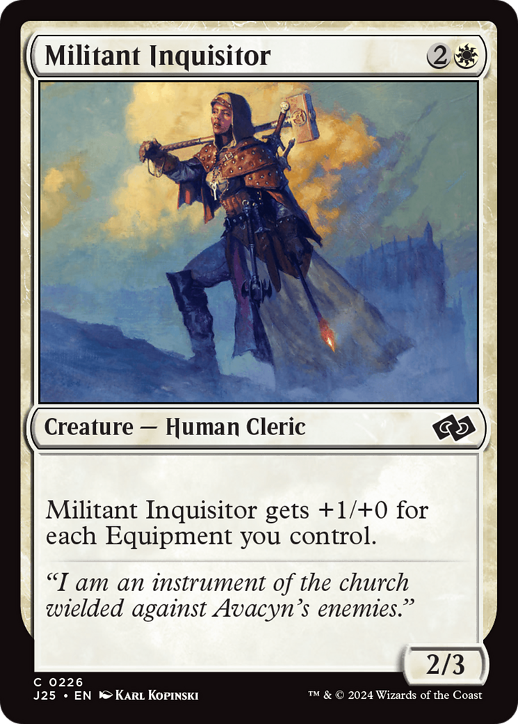 Militant Inquisitor [Foundations Jumpstart] | The Clever Kobold