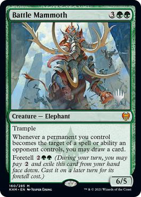 Battle Mammoth (Promo Pack) [Kaldheim Promos] | The Clever Kobold