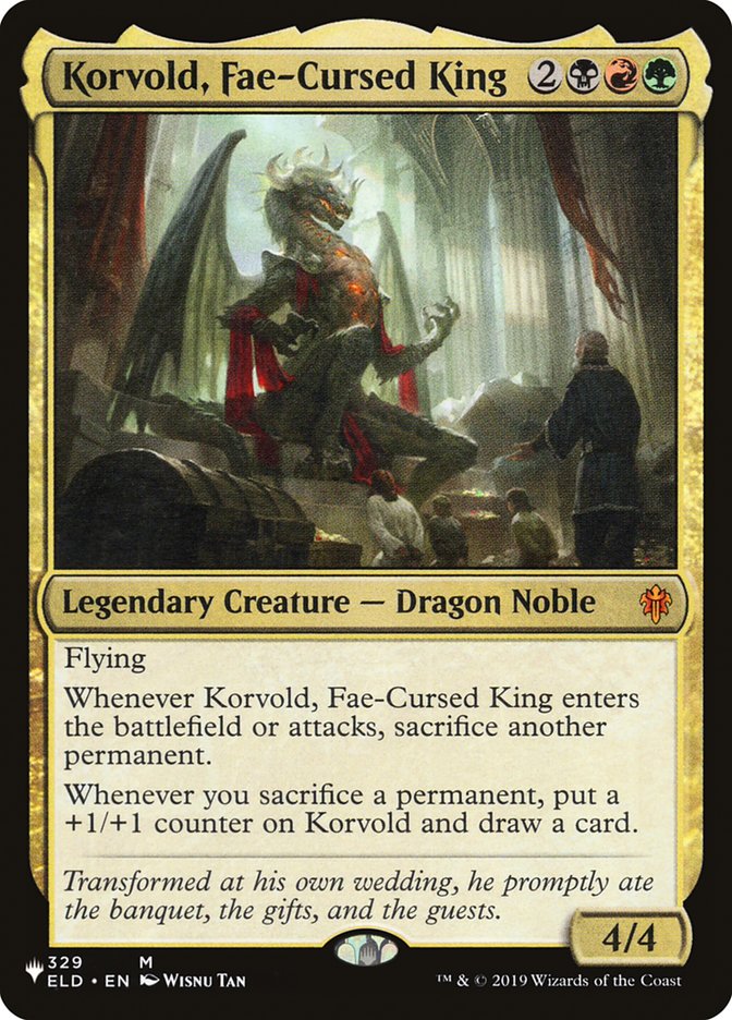 Korvold, Fae-Cursed King [The List] | The Clever Kobold