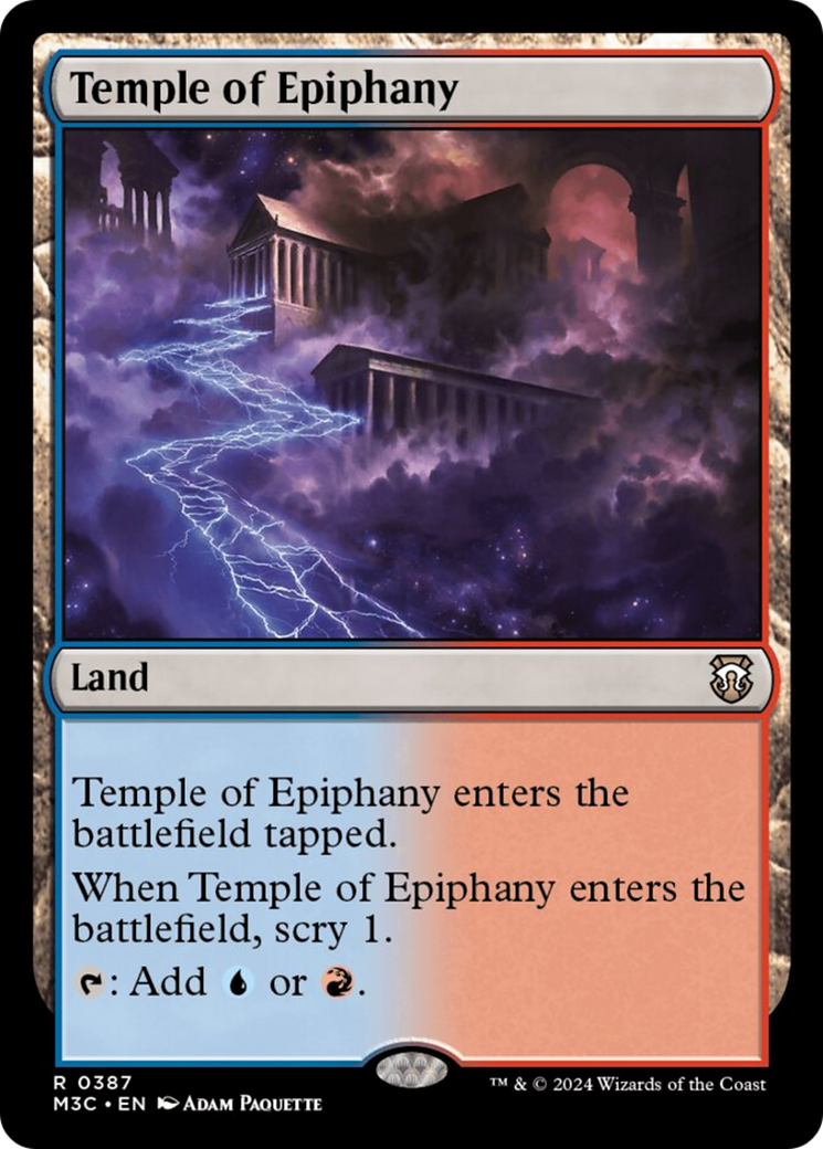 Temple of Epiphany [Modern Horizons 3 Commander] | The Clever Kobold