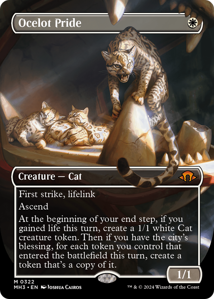 Ocelot Pride (Borderless) [Modern Horizons 3] | The Clever Kobold