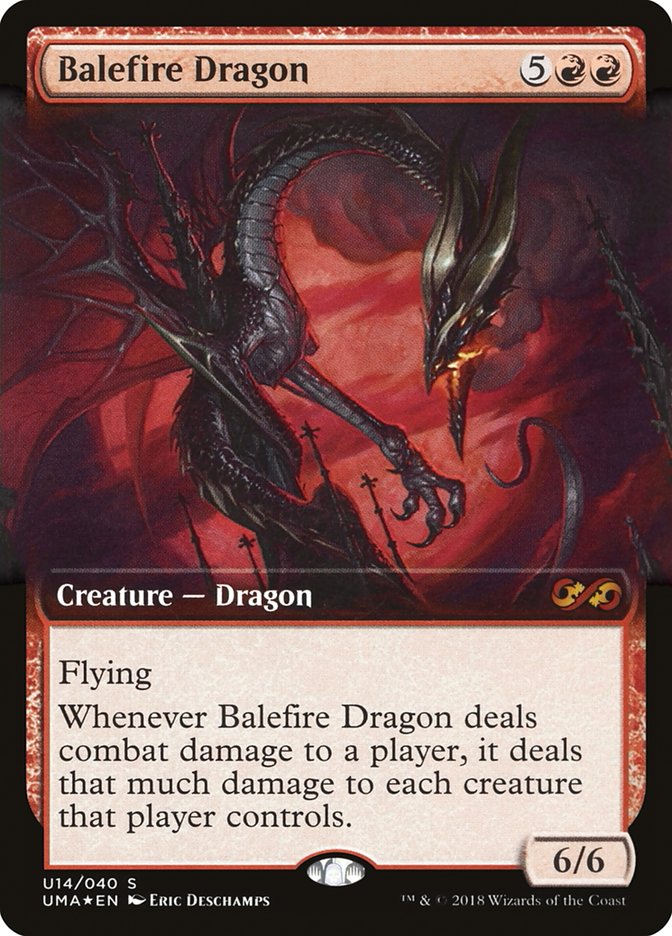 Balefire Dragon (Topper) [Ultimate Masters Box Topper] | The Clever Kobold