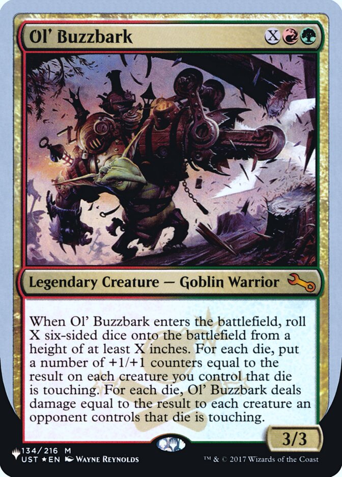 Ol' Buzzbark (Unfinity Foil Edition) [The List] | The Clever Kobold