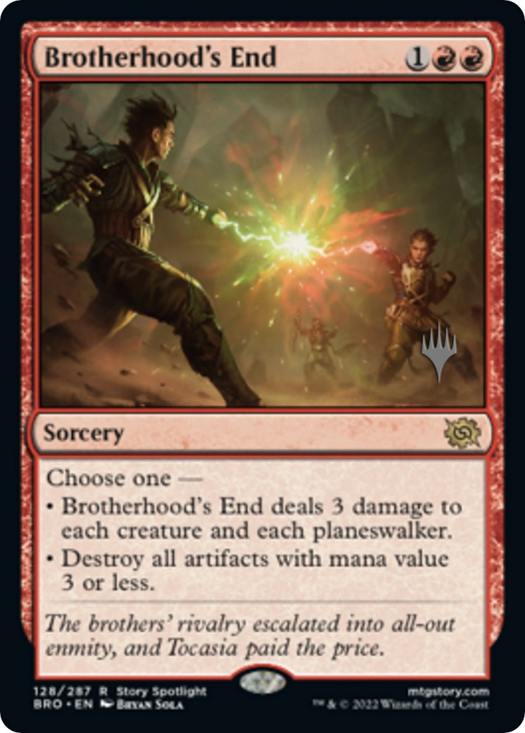 Brotherhood's End (Promo Pack) [The Brothers' War Promos] | The Clever Kobold