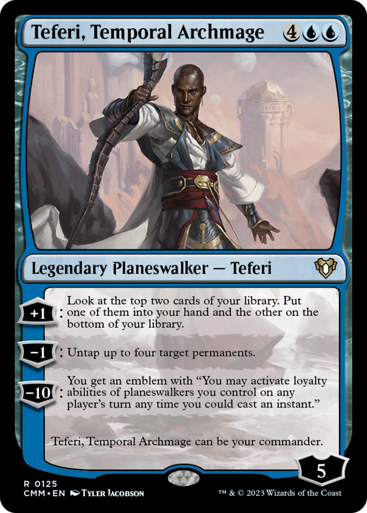 Teferi, Temporal Archmage [Commander Masters] | The Clever Kobold