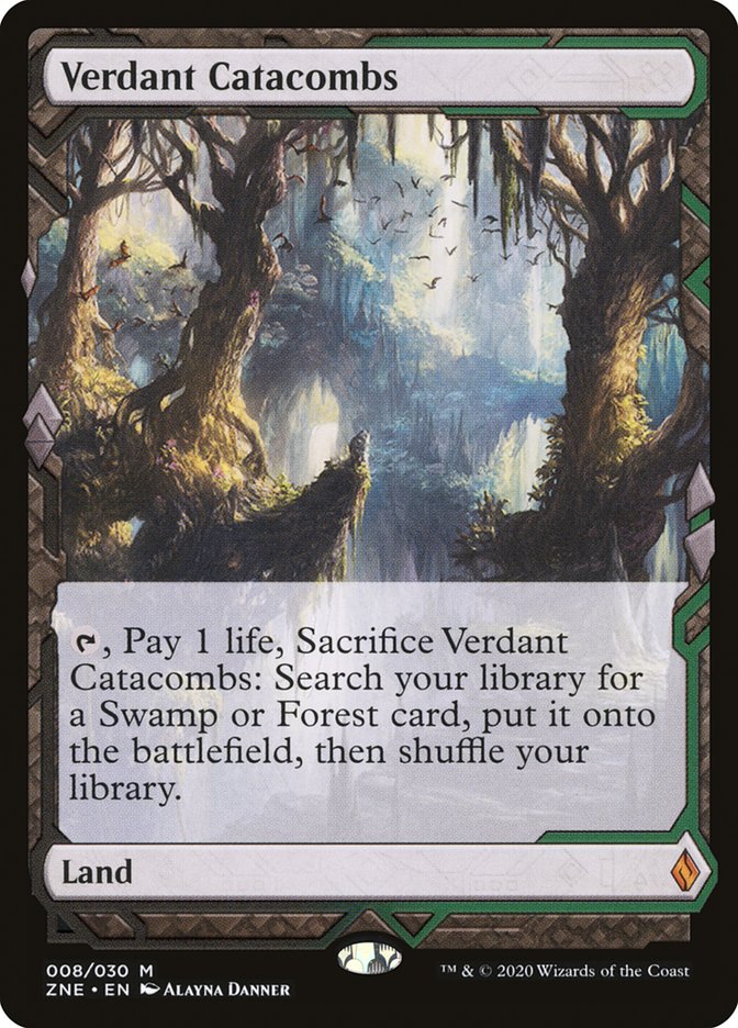 Verdant Catacombs (Expeditions) [Zendikar Rising Expeditions] | The Clever Kobold