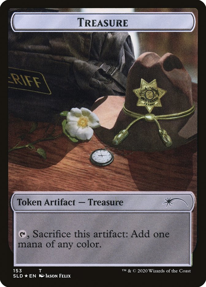 Treasure // Walker (148) Double-Sided Token [Secret Lair Drop Series] | The Clever Kobold