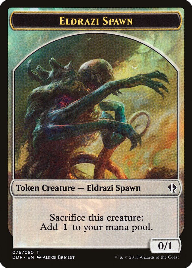 Eldrazi Spawn Token (076/080) [Duel Decks: Zendikar vs. Eldrazi] | The Clever Kobold