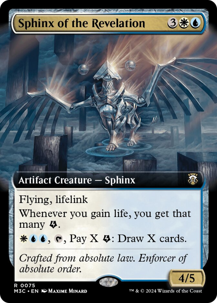 Sphinx of the Revelation (Extended Art) [Modern Horizons 3 Commander] | The Clever Kobold