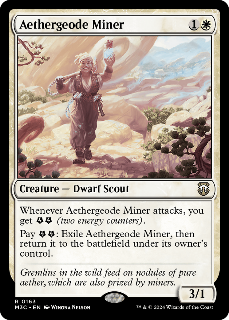 Aethergeode Miner [Modern Horizons 3 Commander] | The Clever Kobold