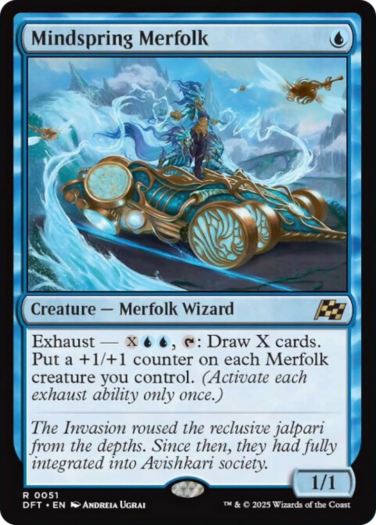 Mindspring Merfolk [Aetherdrift] | The Clever Kobold