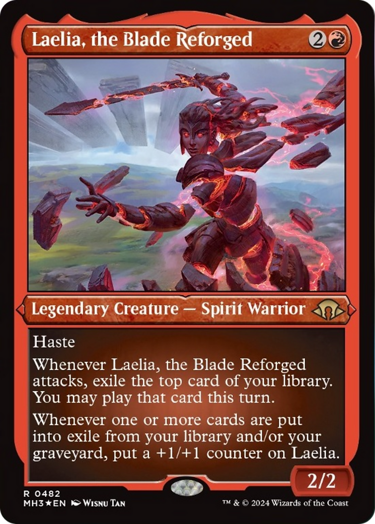 Laelia, the Blade Reforged (Foil Etched) [Modern Horizons 3] | The Clever Kobold