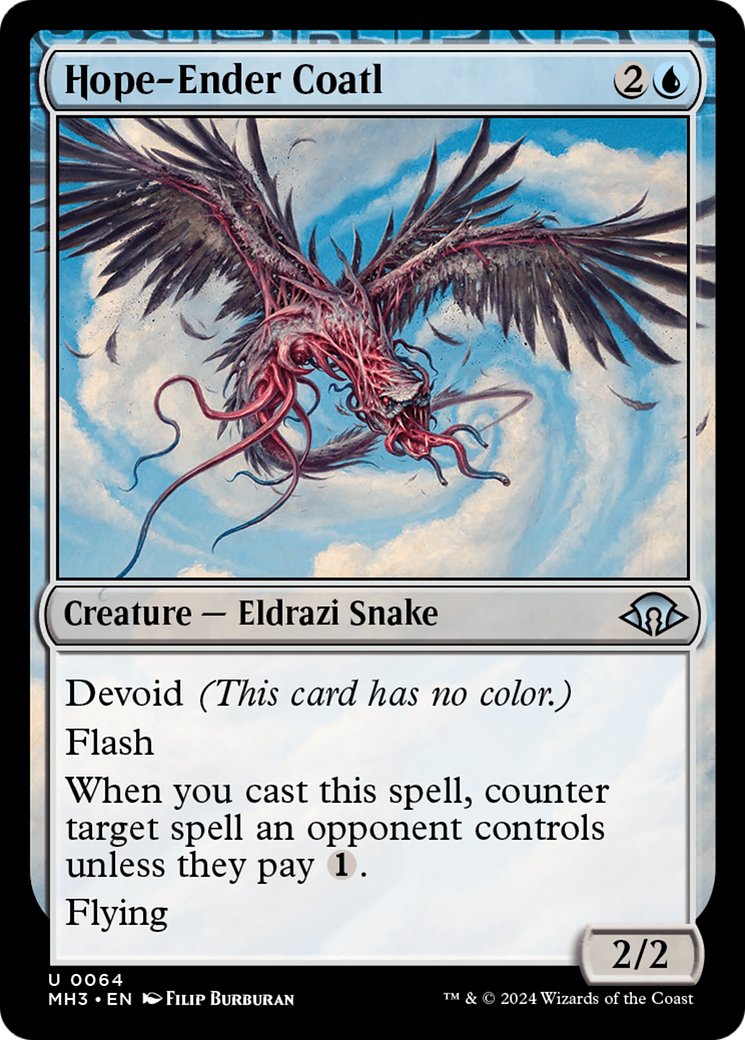 Hope-Ender Coatl [Modern Horizons 3] | The Clever Kobold