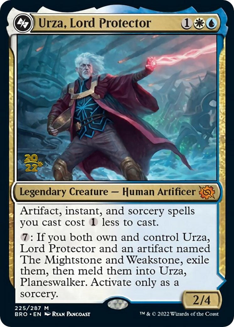 Urza, Lord Protector [The Brothers' War Prerelease Promos] | The Clever Kobold