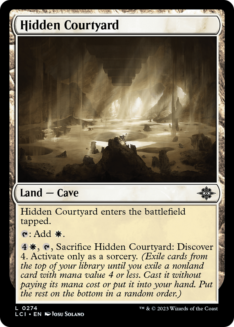 Hidden Courtyard [The Lost Caverns of Ixalan] | The Clever Kobold