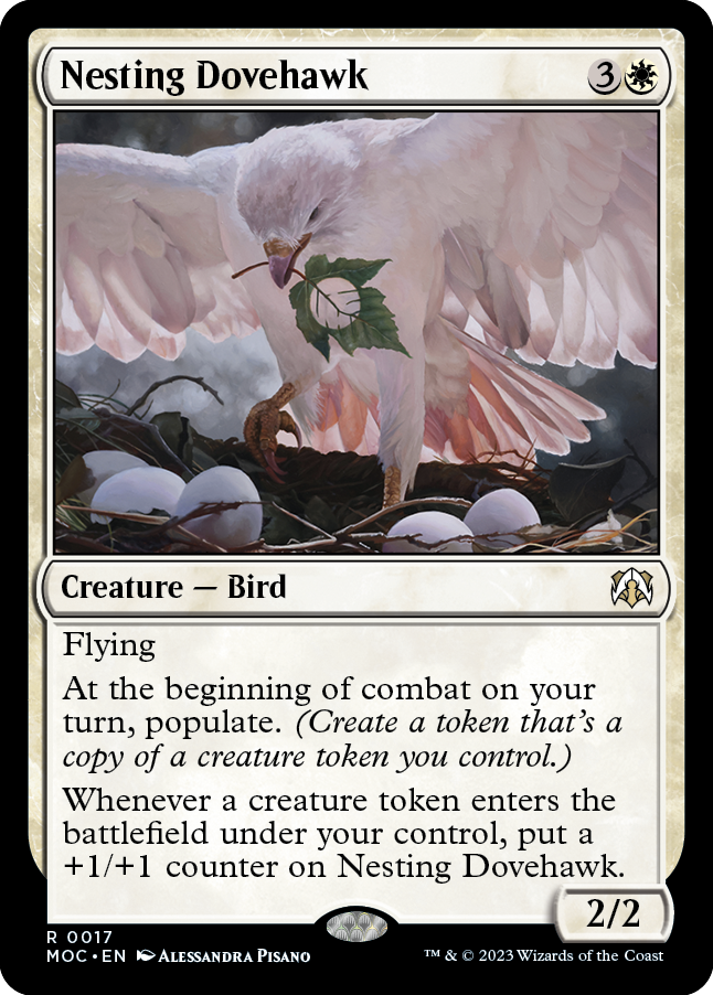 Nesting Dovehawk [March of the Machine Commander] | The Clever Kobold