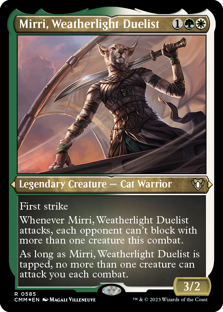 Mirri, Weatherlight Duelist (Foil Etched) [Commander Masters] | The Clever Kobold