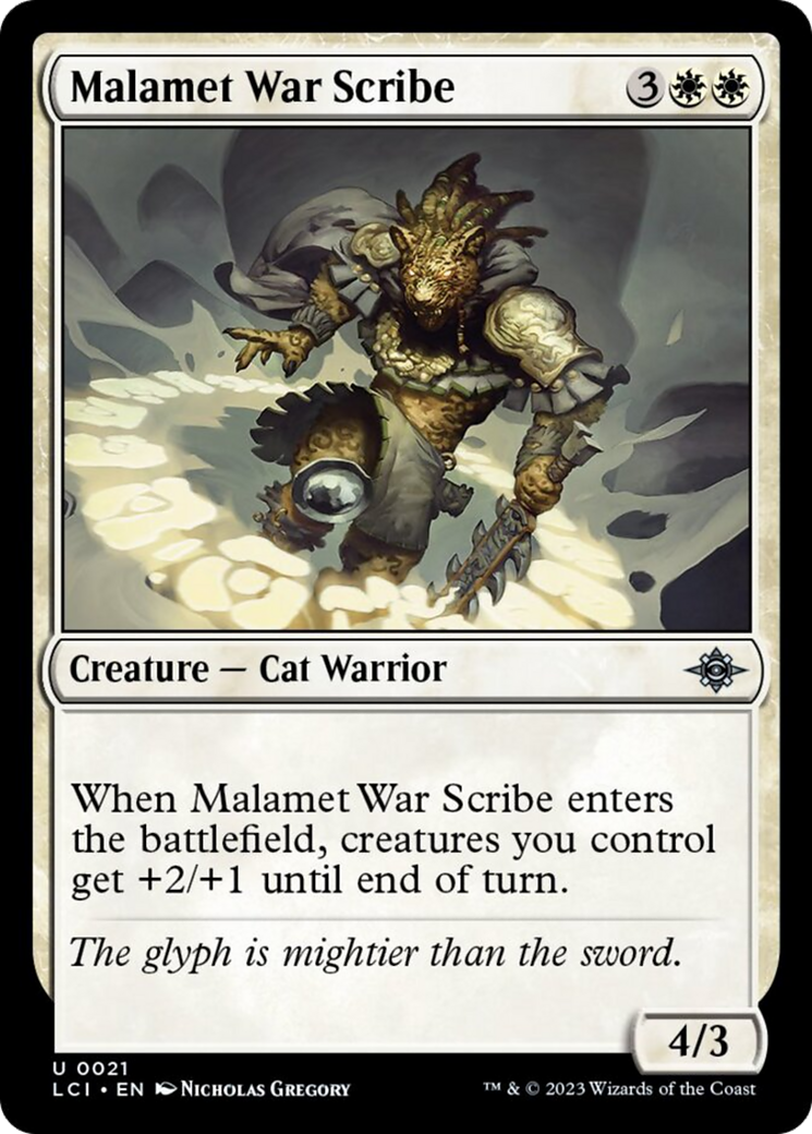 Malamet War Scribe [The Lost Caverns of Ixalan] | The Clever Kobold