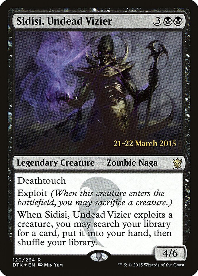 Sidisi, Undead Vizier [Dragons of Tarkir Prerelease Promos] | The Clever Kobold